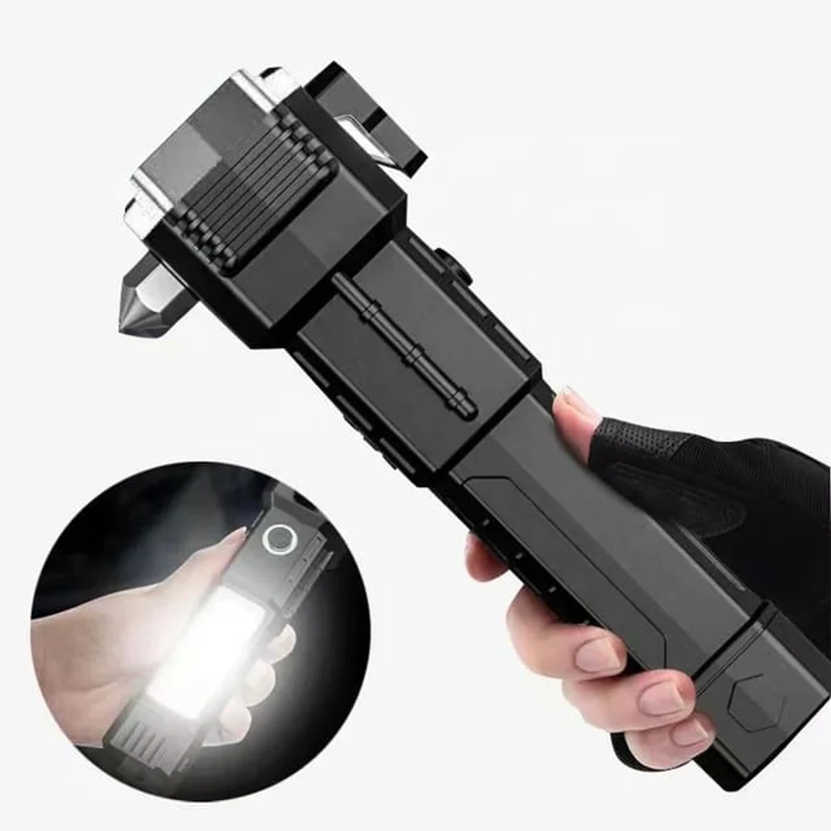 5/1 RECHARGEABLE TORCH LIGHT WITH POWER BANK - Image 3