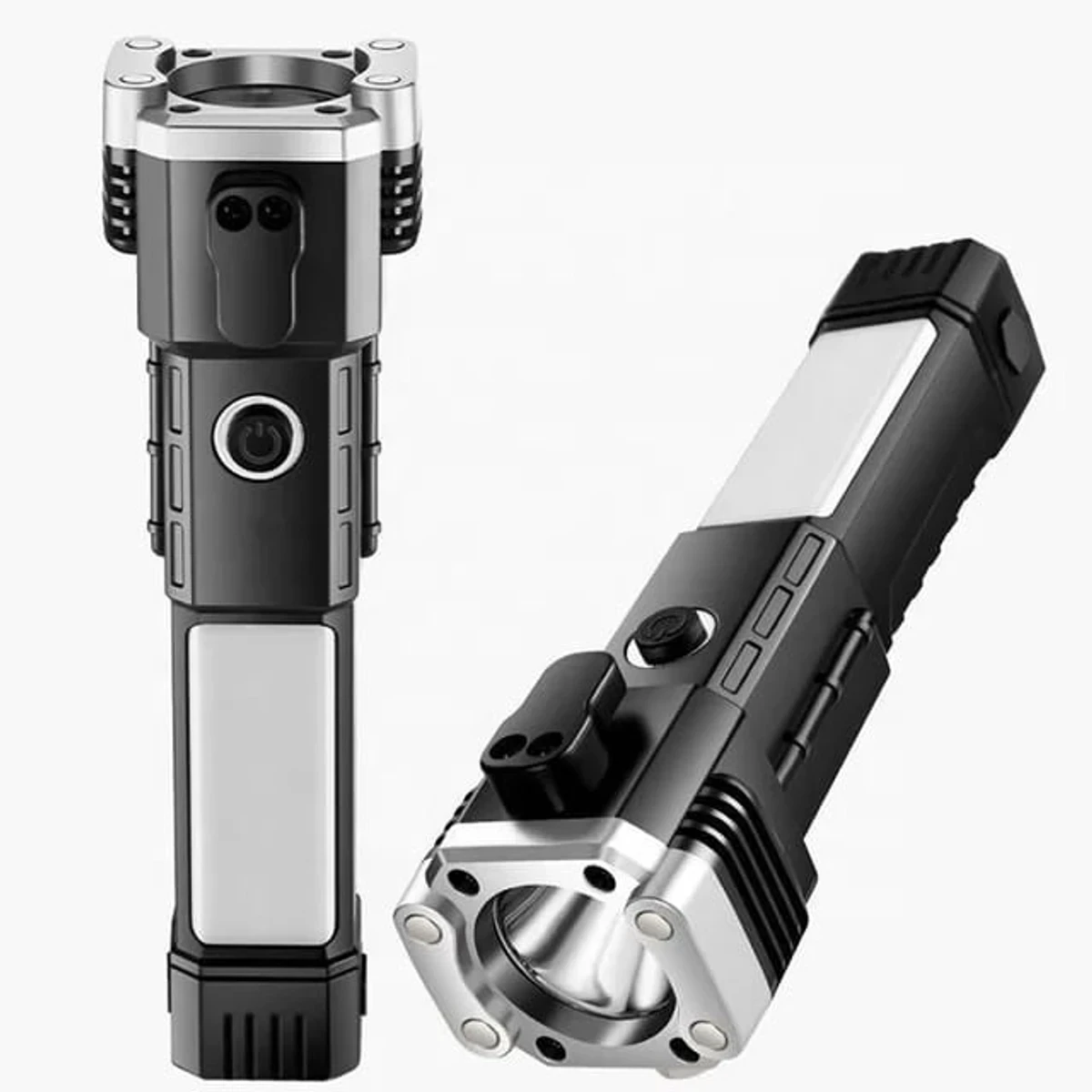 5/1 RECHARGEABLE TORCH LIGHT WITH POWER BANK - Image 4