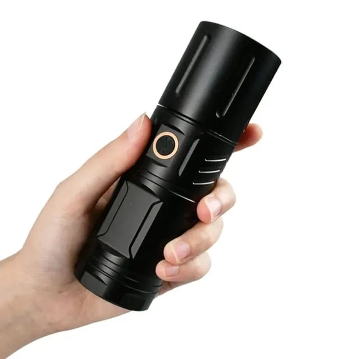 RECHARGEABLE LED TORCH LIGHT, WATERPROOF STRONG LED FLASHLIGHT WITH POWER BANK - Image 5